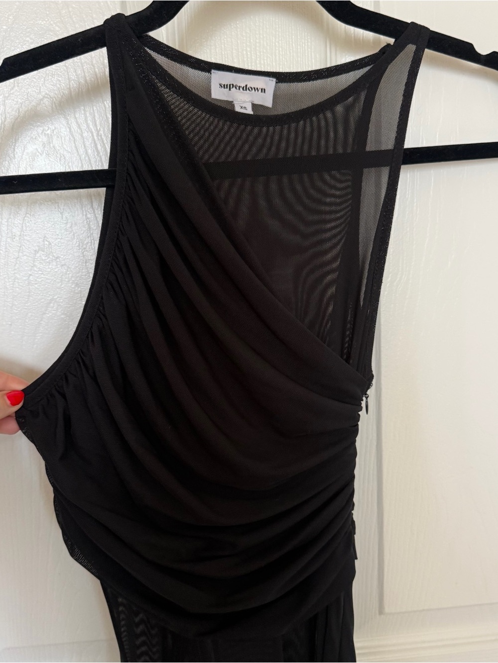 superdown Merri Maxi Dress in Black - Picture 4 of 6